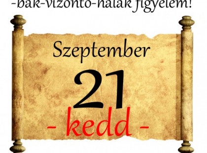 Mérleg - skorpió-nyilas -bak-vízöntő-halak figyelem!Hatalmas változást hoz a holnapi nap!Holnapi horoszkóp (KEDD)