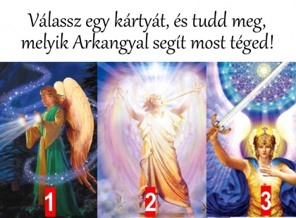 Válassz egy kártyát, és tudd meg, melyik Arkangyal segít most téged!