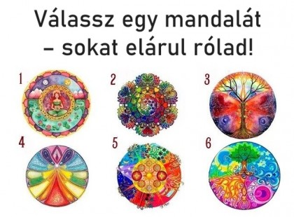 Válassz egy mandalát – sokat elárul rólad!