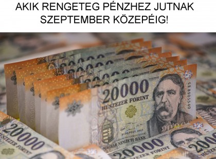 6 NAGYON SZERENCSÉS CSILLAGJEGY, AKIK RENGETEG PÉNZHEZ JUTNAK SZEPTEMBER KÖZEPÉIG!
