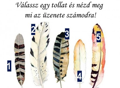 Bökj rá egy tollra és nézd meg mi az üzenete számodra!