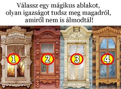 Válassz egy mágikus ablakot, olyan igazságot tudsz meg magadról, amiről nem is álmodtál