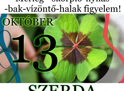 Mérleg - skorpió-nyilas -bak-vízöntő-halak figyelem!Hatalmas változást hoz a holnapi nap!Holnapi horoszkóp (Szerda)