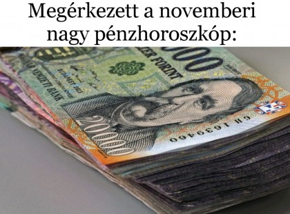 Megérkezett a novemberi nagy pénzhoroszkóp: ennek a 4 csillagjegynek gyökeresen megváltozik az anyagi élete
