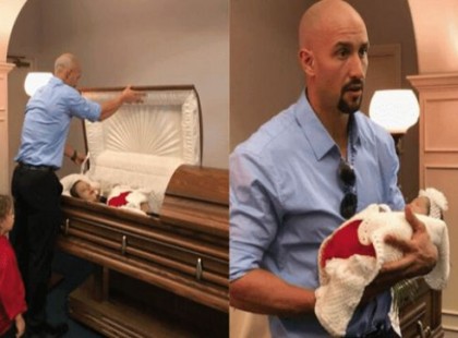 Eltemette feleségét és kisbabáját, majd tett valamit a szertartáson, ami az egész országot felkavarta!