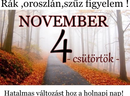 Kosok, Bikák, Ikrek,Rák ,oroszlán,szűz figyelem hatalmas változást hoz a holnapi nap!Holnapi horoszkóp(CSÜTÖRTÖK)