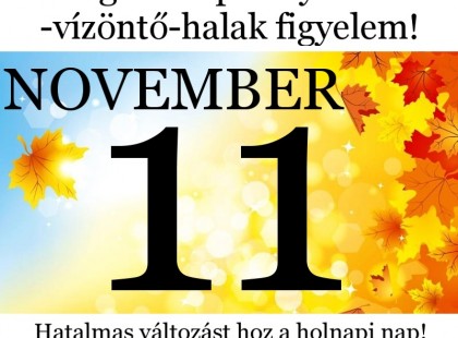 Mérleg - skorpió-nyilas -bak-vízöntő-halak figyelem!Hatalmas változást hoz a holnapi nap!Holnapi horoszkóp (CSÜTÖRTÖK)