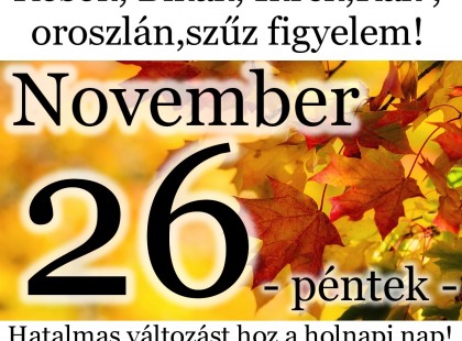 Kosok, Bikák, Ikrek,Rák ,oroszlán,szűz figyelem hatalmas változást hoz a holnapi nap!Holnapi horoszkóp(PÉNTEK)