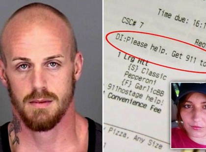 Az anya titkos üzenetet hagyott a pizzafutárnak. Ezzel megmentette a saját és gyermekei életét!