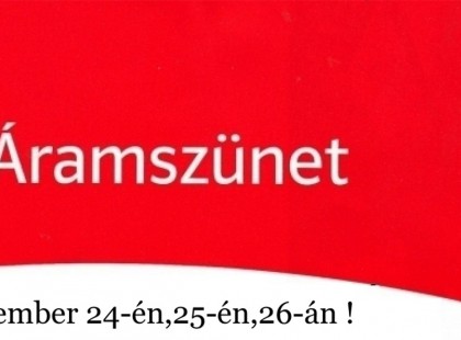 SÜRGŐS KÖZLEMÉNY! SÜRGŐS!! SZERDAI NAPON 180 HELYEN!!! reggel 8-től 16 óráig áramszünet várható az alábbi településeken! – ITT AZ ORSZÁGOS LISTA A TELEPÜLÉSEKRŐL >>>>>