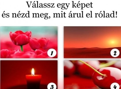 Válassz egy képet és nézd meg, mit árul el rólad!