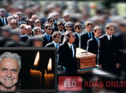 Elkezdődött a temetés – ezekben a percekben helyezik végső nyugalomra Oszter Sándort – videó