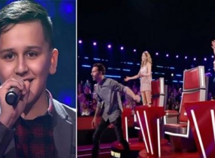 Az ideges 13 éves fiú azt hiszi, hogy úgy tud énekelni, mint Céline Dion: Pár másodperccel később a bírák felugrálnak a székükből!