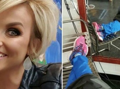 A hullafáradt nővér elalszik a fodrásznál: a fodrász lefényképezi a cipőjét, és a képet sok ezren osztják meg: