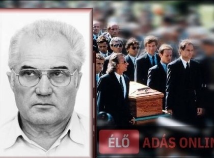 Elkezdődött a temetés – ezekben a percekben helyezik végső nyugalomra Dávid-naptár atyját ,Dávid Mihályt – videó