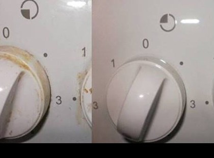 A tűzhelyem tekerő gombja mindig tiszta zsír volt, állandóan koszos lett 2 használat után. Mióta a szomszédom megmutatta a technikáját, végre szinte ragyog!