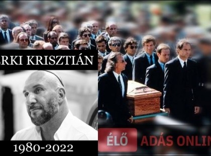 Elkezdődött a temetés – ezekben a percekben helyezik végső nyugalomra Berki Krisztiánt– videó