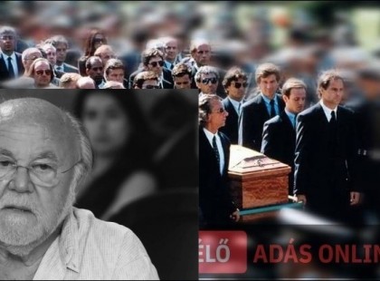 Elkezdődött a temetés – ezekben a percekben helyezik végső nyugalomra Haumann Pétert– videó