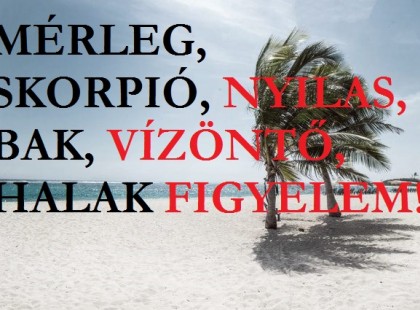 Mérleg,Halak,Skorpió, Nyilas,Bak,Vízöntő: Fortuna erre a jegyre villantja a legszebb mosolyát