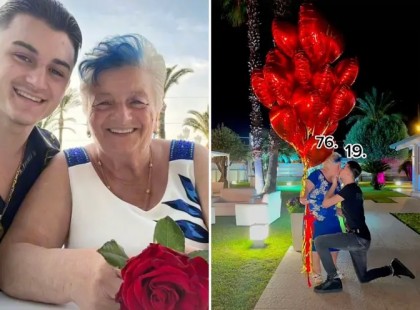 Az 57 év korkülönbség egyáltalán nem zavarja a szerelmeseket.Megkérte 76 éves szerelme kezét egy 19 éves tini - a kommentelők szétszedték őket