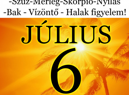 Kos - Bika - Ikrek-Rák-Oroszlán-Szűz-Mérleg-Skorpió-Nyilas-Bak - Vízöntő - Halak figyelem!Hatalmas változást hoz a mai nap!Mai horoszkóp (SZERDA)