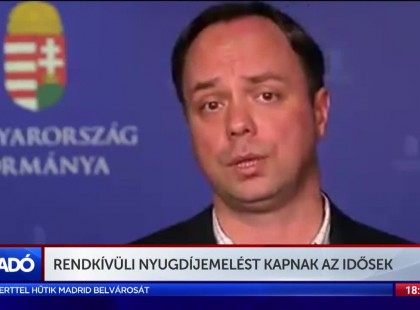 Nyugdíjasok figyelem!Most mondta be a híradó ! Fantasztikus hír!