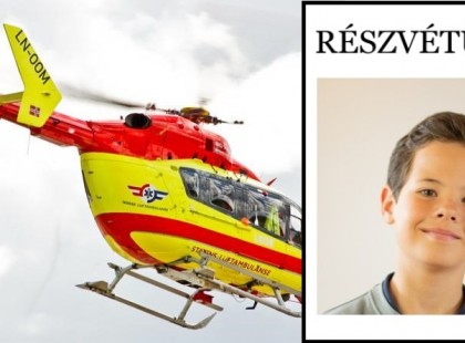 Kedves mindenki.. Mély fájdalommal tudatjuk ,hogy a 11éves fiúnk a mai napon vízbefulladt !Hiába érkezett mentőhelikopter, a tragédia megtörtént