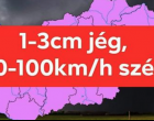 Perceken belül 100km/h szélviharral , heves zivatarokkal és jelentős esővel érkezik a hidegfront – Mutatjuk mi várható!