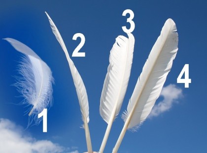 Válassz egy angyaltollat, és nézd meg, mit üzennek Neked az Angyalok!