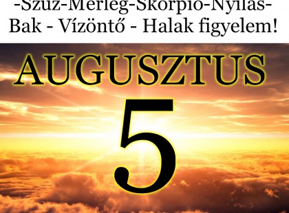 Kos - Bika - Ikrek-Rák-Oroszlán-Szűz-Mérleg-Skorpió-Nyilas-Bak - Vízöntő - Halak figyelem!Hatalmas változást hoz a mai nap!Mai horoszkóp (PÉNTEK)