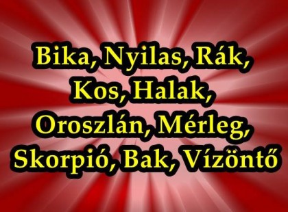 Ezek a csillagjegyek lesznek szerencsések ma!