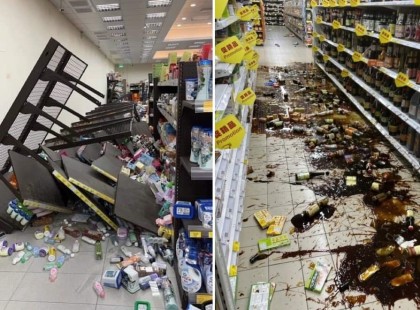 10 PERCE ÉRKEZETT !Utórengés is jött a hatalmas földrengés után ! Szörnyű képek a földrengés után!??  18