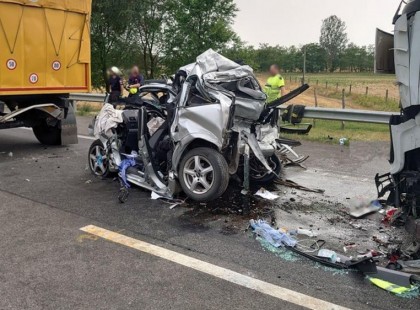 1 PERCE ÉRKEZETT:Hatalmas baleset az autópályán ! Közel 5 km-es a torlódás.A helyszínelés jelenleg is tart, a torlódás közel 5 kilométeres.