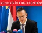 Váratlan bejelentés jött Szijjártó Pétertől