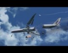 1 perce érkezett! A levegőben ütközött össze két repülő, minden utas meghalt - videón a tragédia