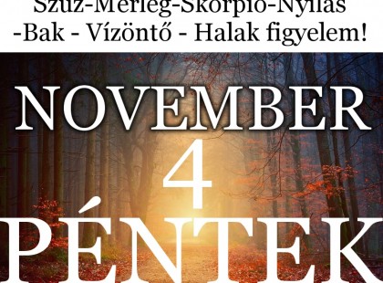 Kos - Bika - Ikrek-Rák-Oroszlán-Szűz-Mérleg-Skorpió-Nyilas-Bak - Vízöntő - Halak figyelem!Hatalmas változást hoz a holnapi nap!Holnapi horoszkóp (PÉNTEK)