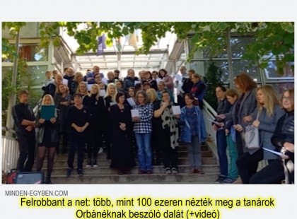 Felrobbant a net: több, mint 100 ezeren nézték meg a tanárok Orbánéknak beszóló dalát (+videó)