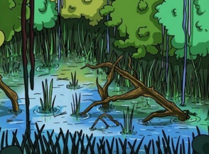 Optikai illúzió: ezen a képen csak az emberek 1%-a veszi észre a krokodilt