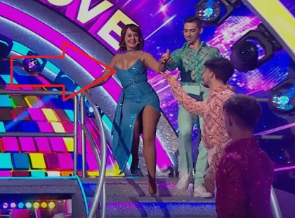 Dancing with the Stars :Gabriela Spanic hatalmasat villantott! Ruháját habár táncra tervezték, így is hamar olyat mutatott, amit biztosan nem tervezett.