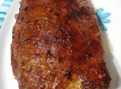 Isteni finom töltött dagadó! Majonézes burgonyasalátával készítettem, mind elfogyott