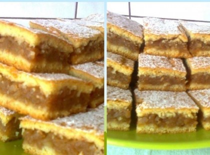 Omlós almás pite, rengeteg almást sütöttünk már de ez csodálatos!