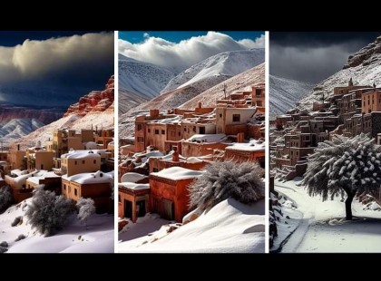 Algéria, havazik a sivatagban