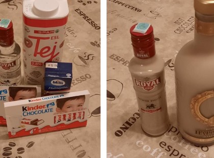 Az ünnepek közeledtével kindercsoki likőrt készítettem