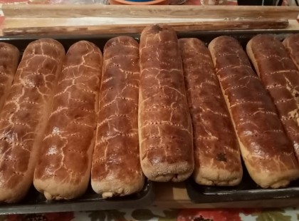 Bejgli letudva,ez az eddigi legjobb receptem, nem repedt, nagyon szép és finom lett!