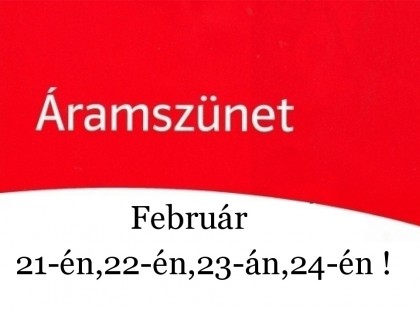 SÜRGŐS KÖZLEMÉNY! SÜRGŐS!! KEDDI NAPON 250 HELYEN!!! reggel 7-től 17 óráig áramszünet várható az alábbi településeken! – ITT AZ ORSZÁGOS LISTA A TELEPÜLÉSEKRŐL >>>>>
