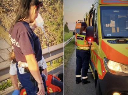 Szombat este az M1 en  vezetés közben megállt a szíve a 21 éves férfinak,pont arra járt egy rendőrautó a járőrvezető Horváth Helga rendőr főtörzsőrmester nem tétlenkedett,  ÍGY mentette meg a férfi életét! Egy szívecskével fejezzük ki elismerésünket, megérdemli!
