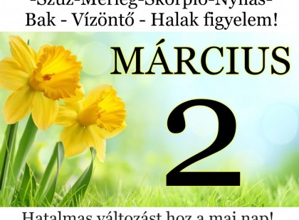 Kos - Bika - Ikrek-Rák-Oroszlán-Szűz-Mérleg-Skorpió-Nyilas-Bak - Vízöntő - Halak figyelem!Hatalmas változást hoz a mai nap!Mai horoszkóp (csütörtök)