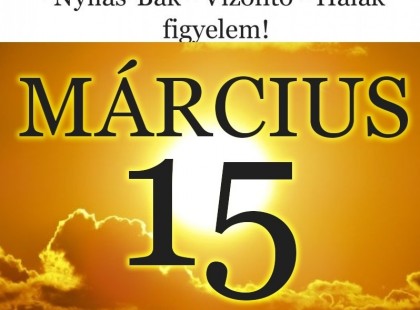 Kos - Bika - Ikrek-Rák-Oroszlán-Szűz-Mérleg-Skorpió-Nyilas-Bak - Vízöntő - Halak figyelem!Hatalmas változást hoz a mai nap!Mai horoszkóp (SZERDA)