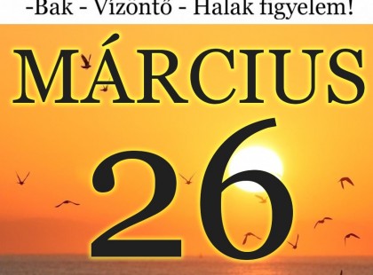 Kos - Bika - Ikrek-Rák-Oroszlán-Szűz-Mérleg-Skorpió-Nyilas-Bak - Vízöntő - Halak figyelem!Hatalmas változást hoz a mai nap!Mai horoszkóp (VASÁRNAP)