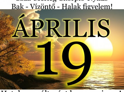 Kos - Bika - Ikrek-Rák-Oroszlán-Szűz-Mérleg-Skorpió-Nyilas-Bak - Vízöntő - Halak figyelem!Hatalmas változást hoz a mai nap!Mai horoszkóp (SZERDA)